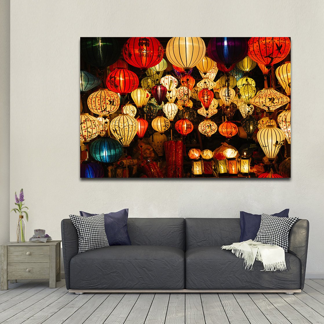 Lantern Festival Multi Panel Canvas Wall Art