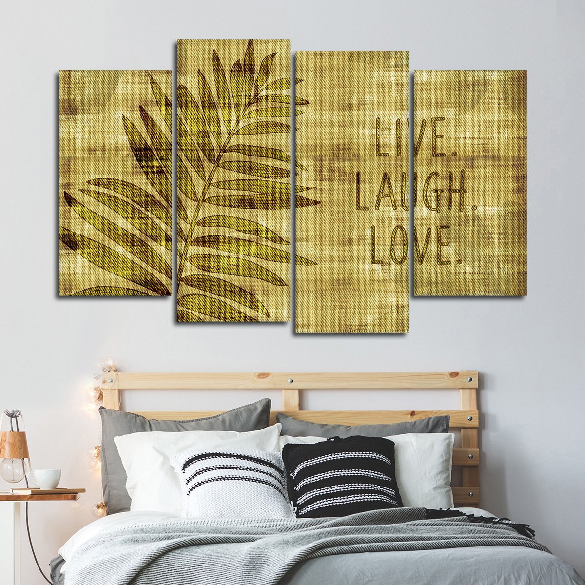 Leaf Of Love Multi Panel Canvas Wall Art