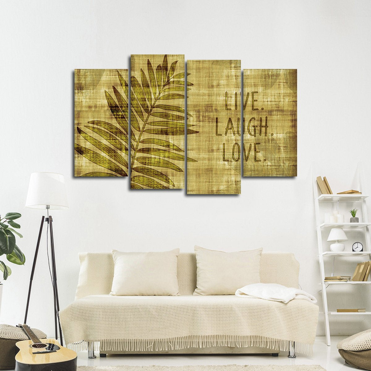 Leaf Of Love Multi Panel Canvas Wall Art