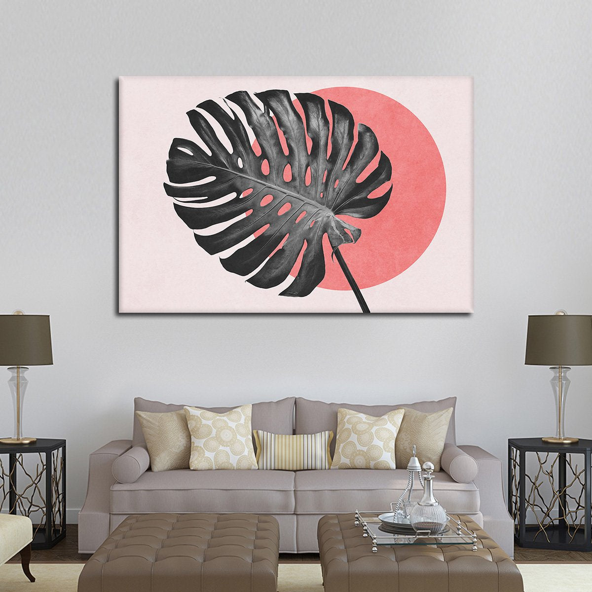 Leaf Of Paradise Multi Panel Canvas Wall Art
