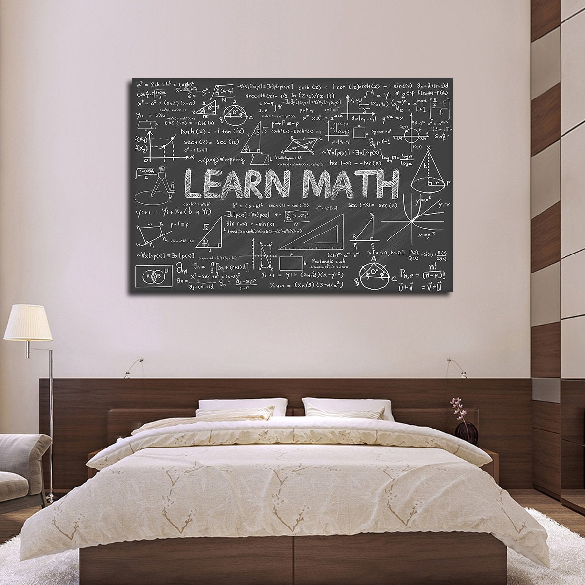 Learn Math Multi Panel Canvas Wall Art