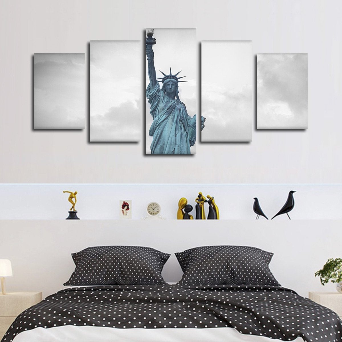 Liberty Statue Pop Multi Panel Canvas Wall Art