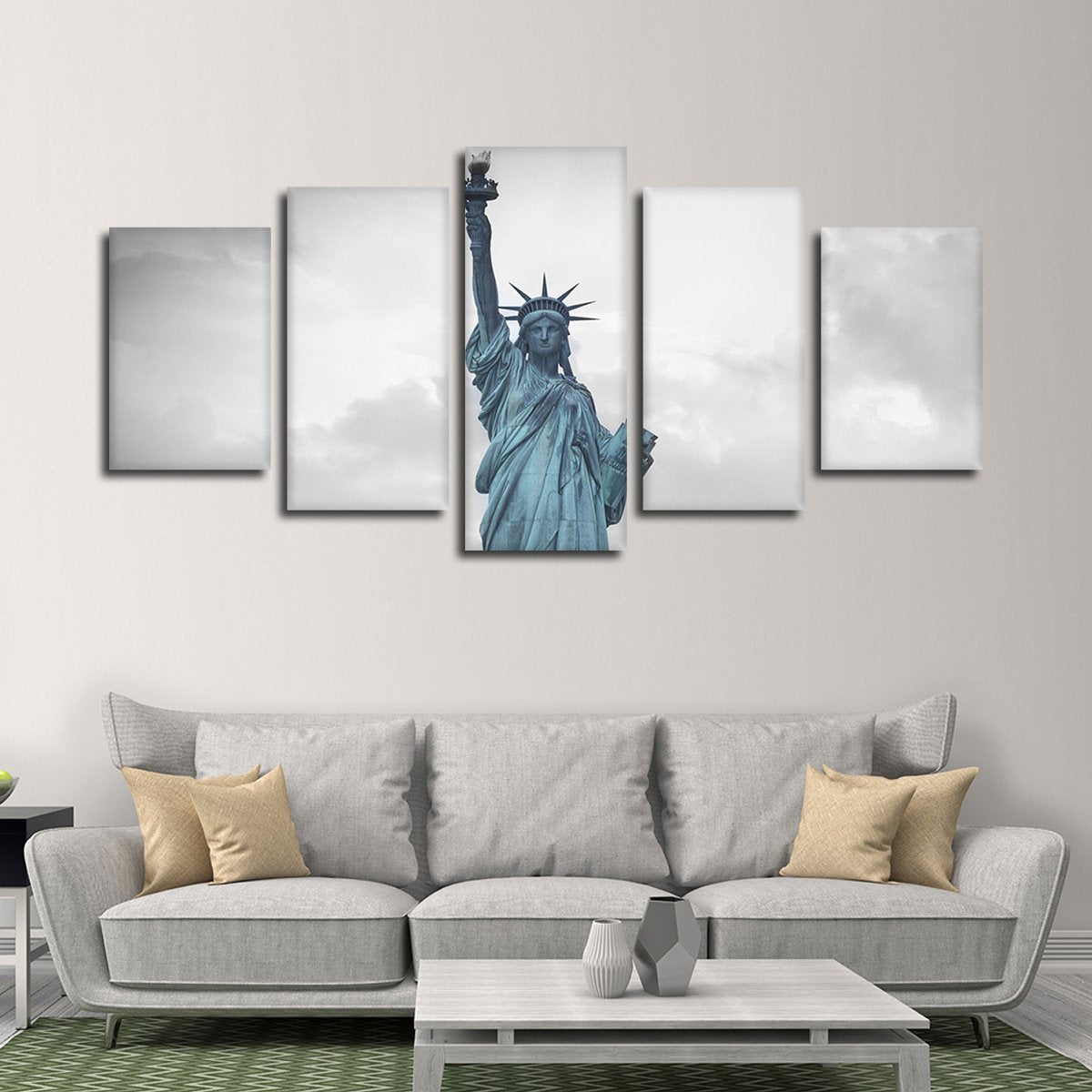 Liberty Statue Pop Multi Panel Canvas Wall Art