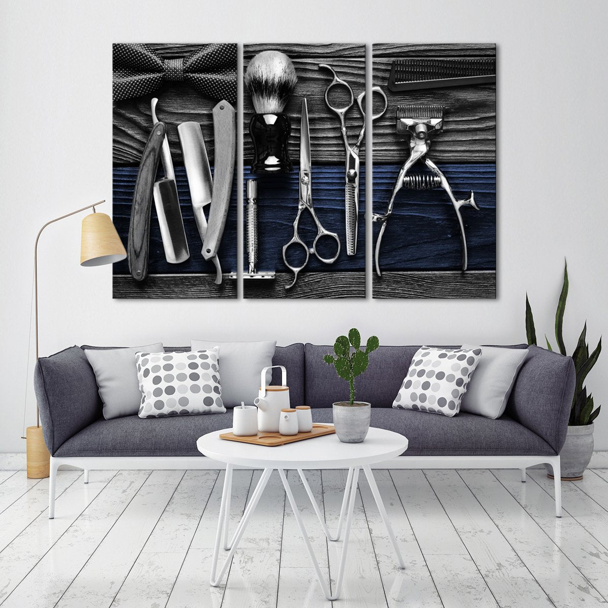 Lifestyle Barbershop Pop Multi Panel Canvas Wall Art