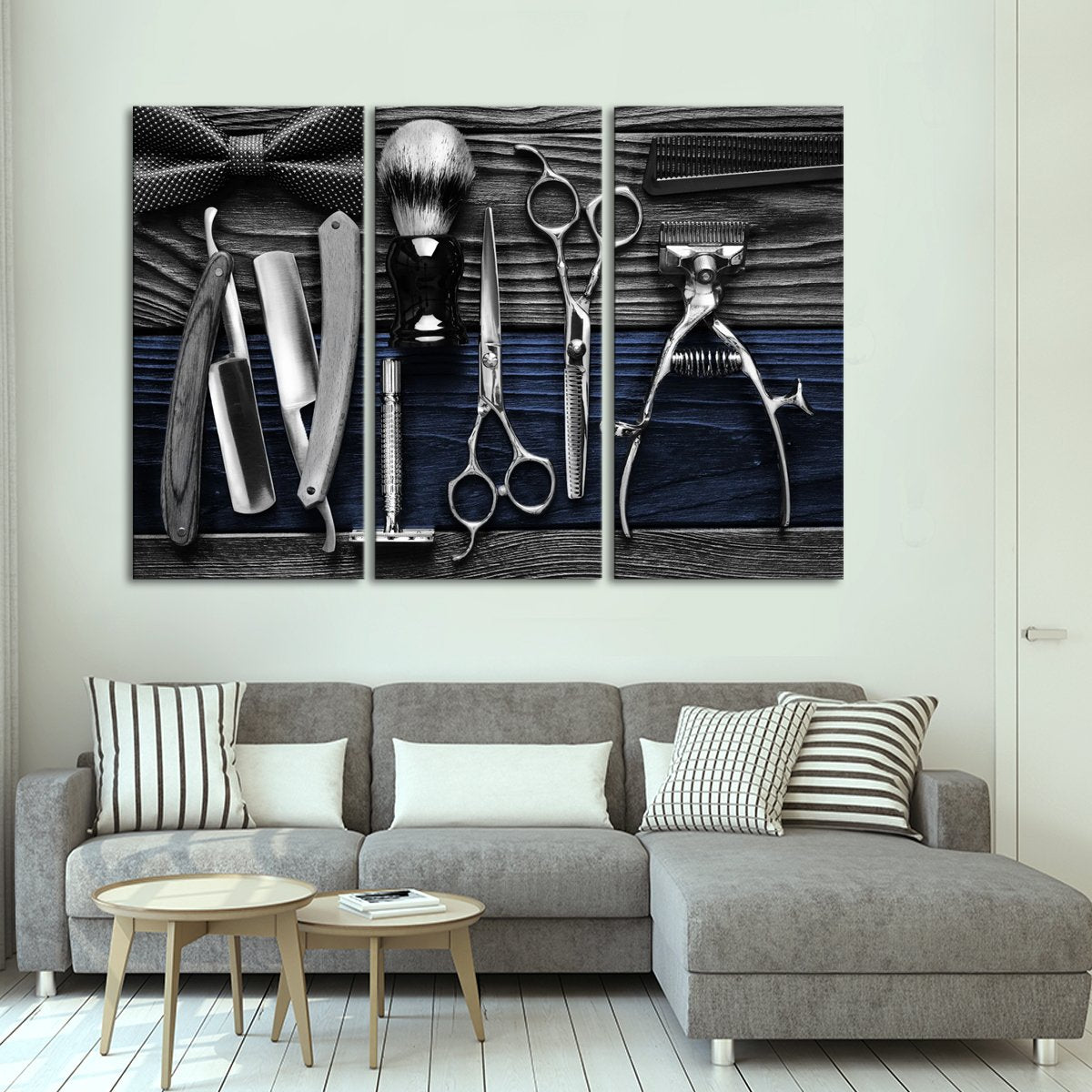 Lifestyle Barbershop Pop Multi Panel Canvas Wall Art