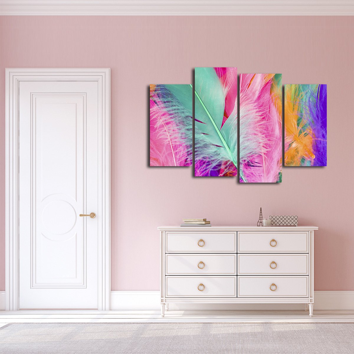 Light as a Feather Multi Panel Canvas Wall Art