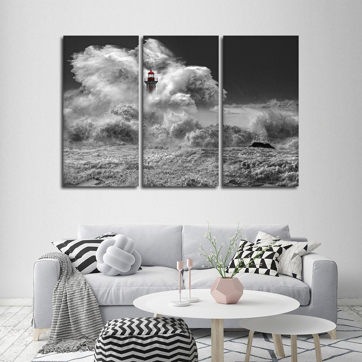 Lighthouse Pop Multi Panel Canvas Wall Art