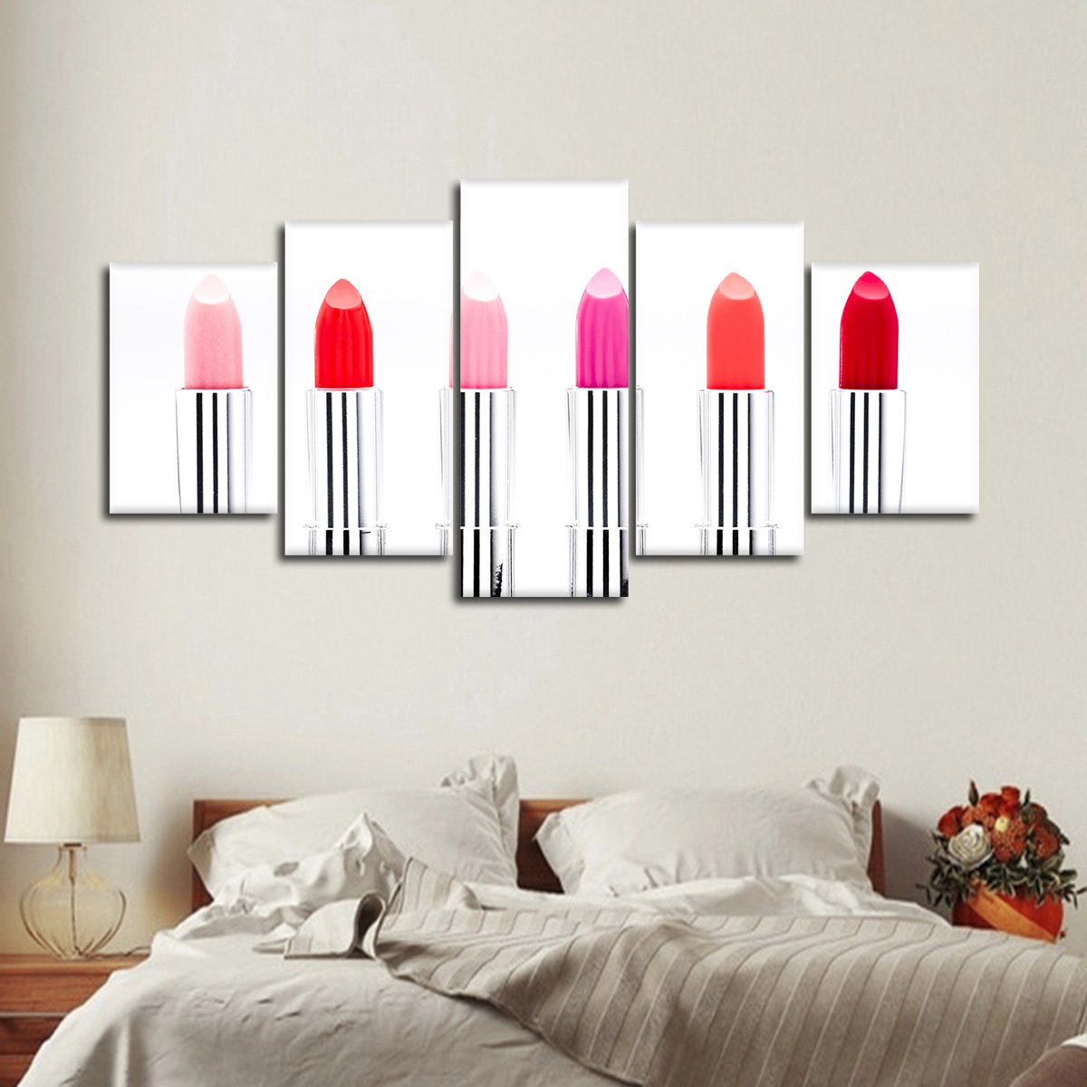 Lipstick Pop Multi Panel Canvas Wall Art