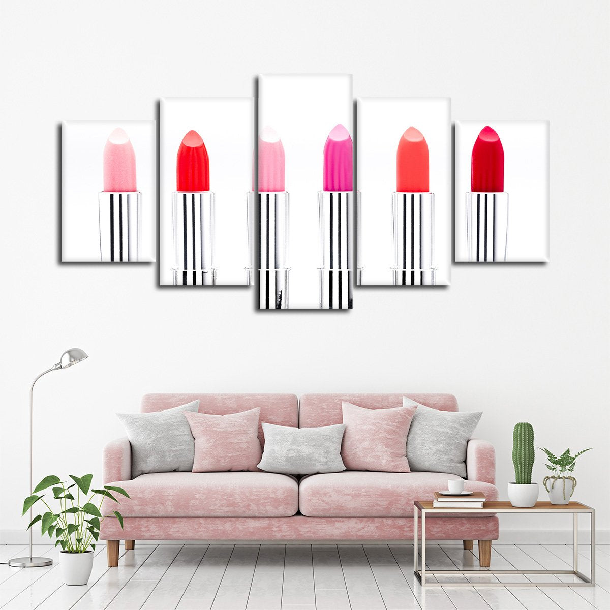 Lipstick Pop Multi Panel Canvas Wall Art