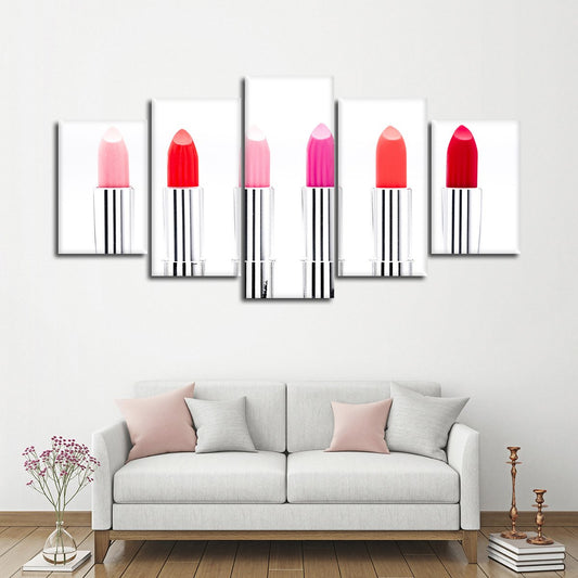 Lipstick Pop Multi Panel Canvas Wall Art