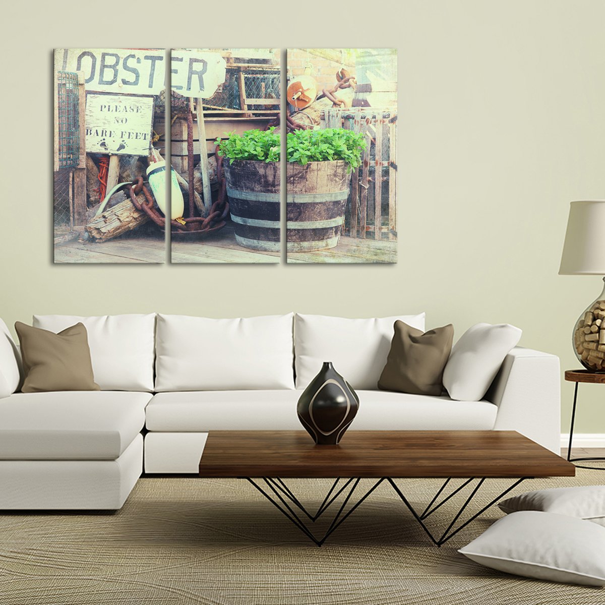 Lobster Multi Panel Canvas Wall Art