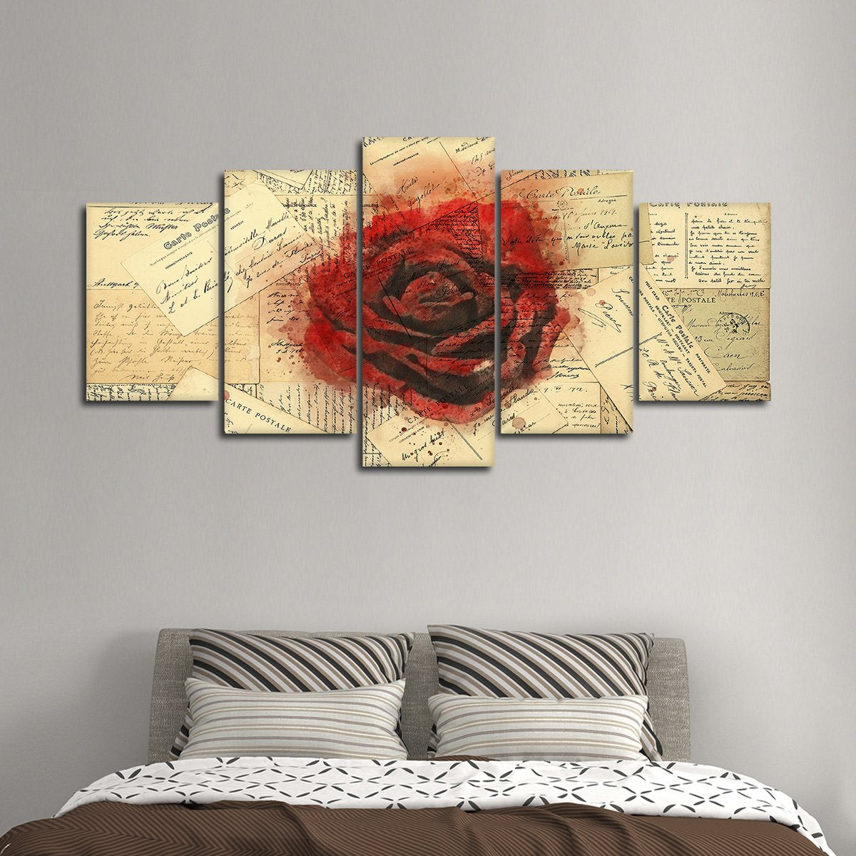 Love Letters Multi Panel Canvas Wall Art