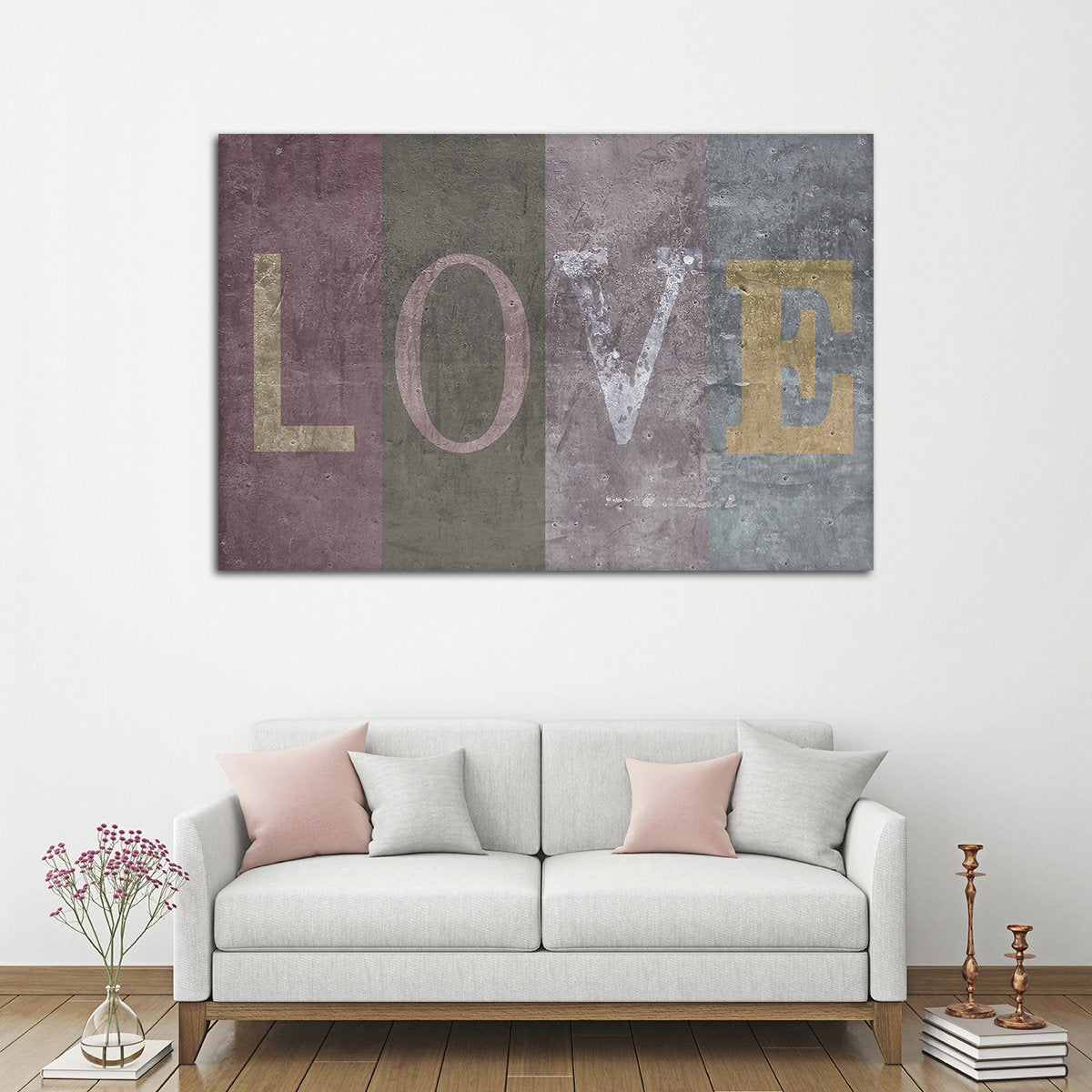 Love Sign Multi Panel Canvas Wall Art