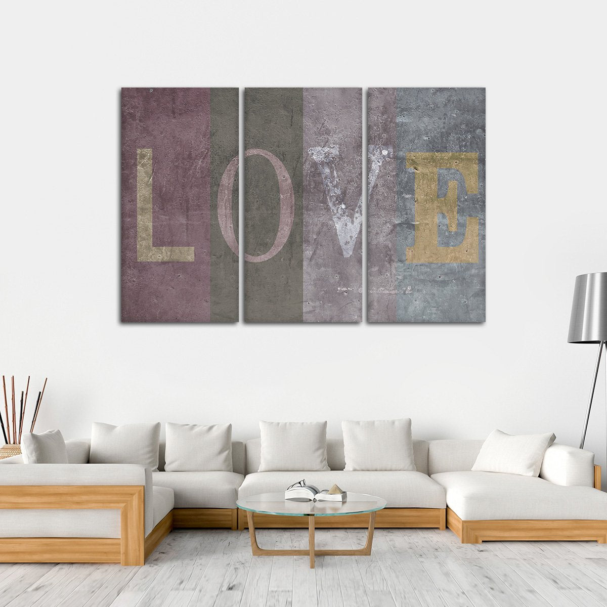 Love Sign Multi Panel Canvas Wall Art