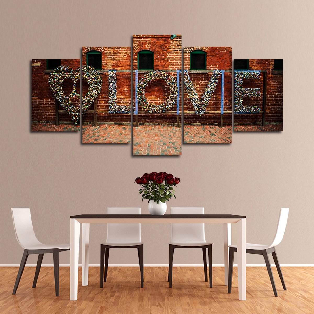Love Wall Multi Panel Canvas Wall Art