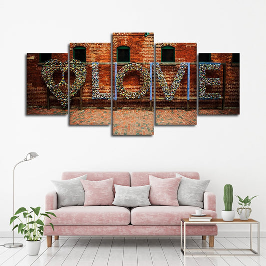 Love Wall Multi Panel Canvas Wall Art