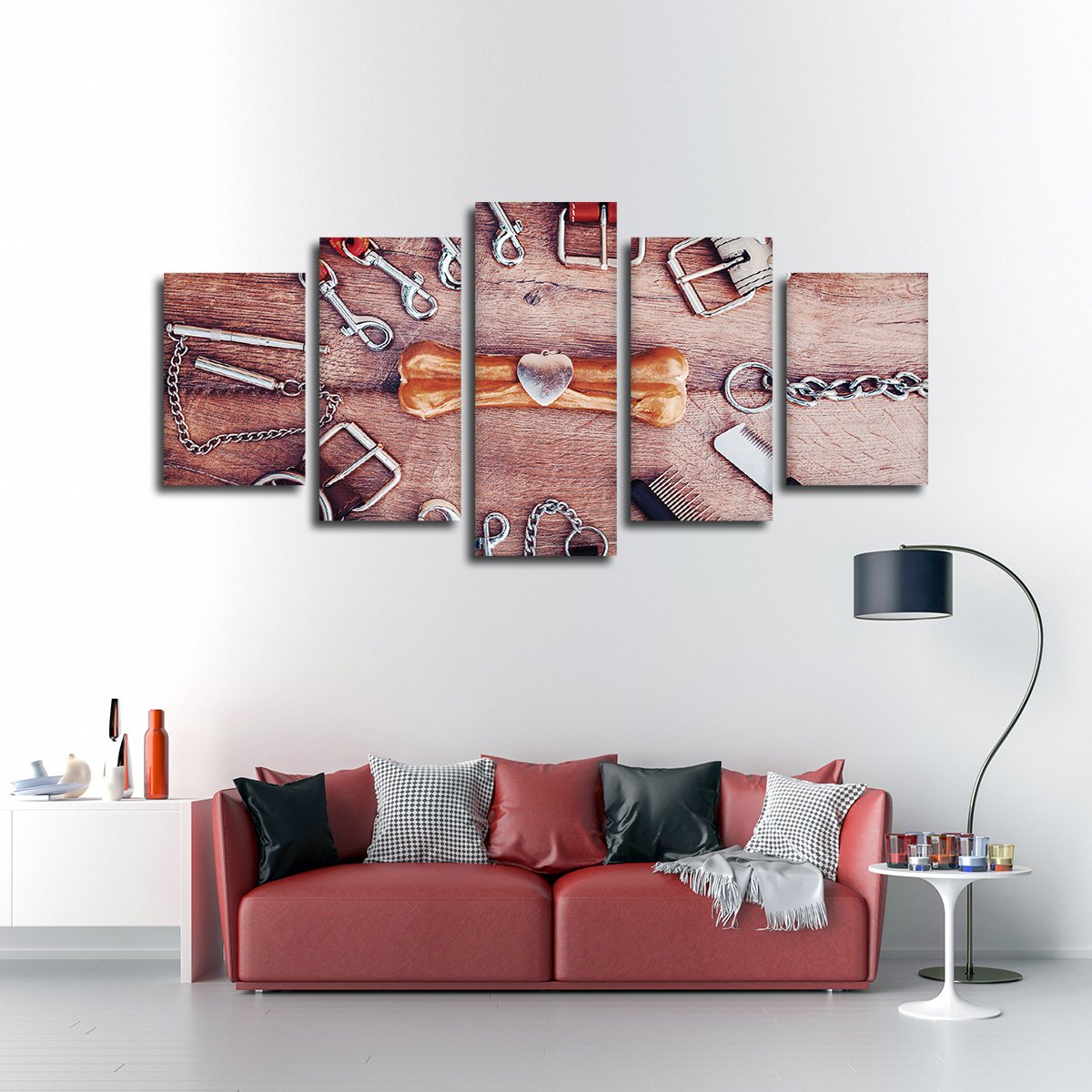 Love Of Dogs Multi Panel Canvas Wall Art