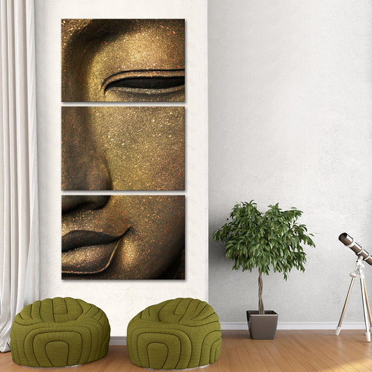 Luminous Buddha Multi Panel Canvas Wall Art