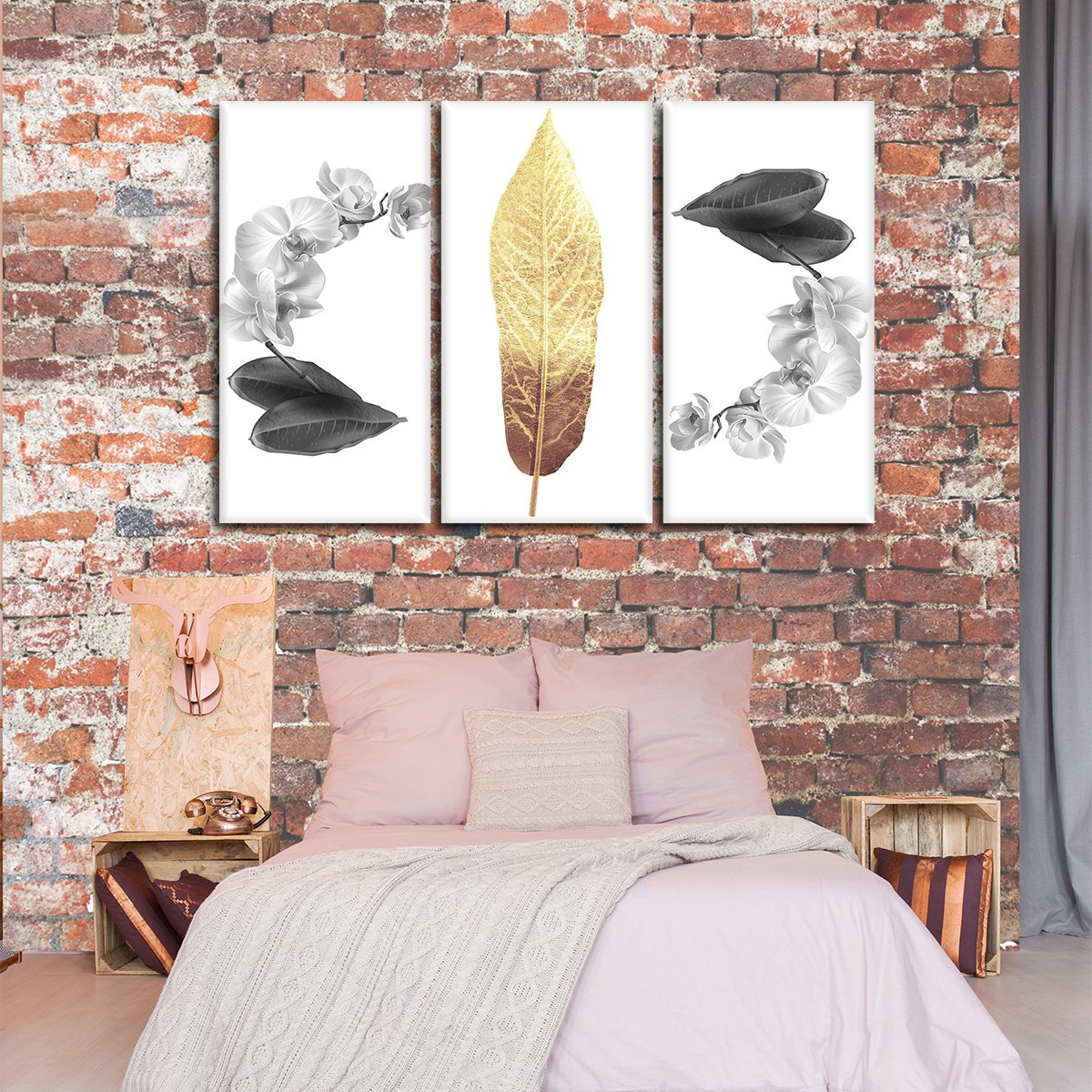 Luxe Botanical Multi Panel Canvas Wall Art