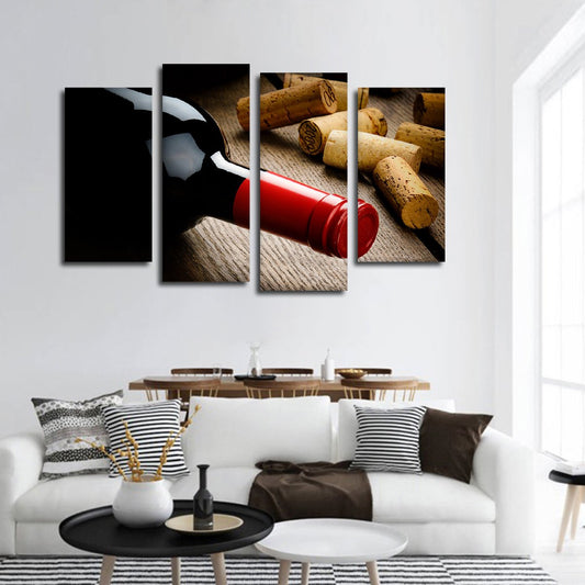Luxurious Wine Multi Panel Canvas Wall Art