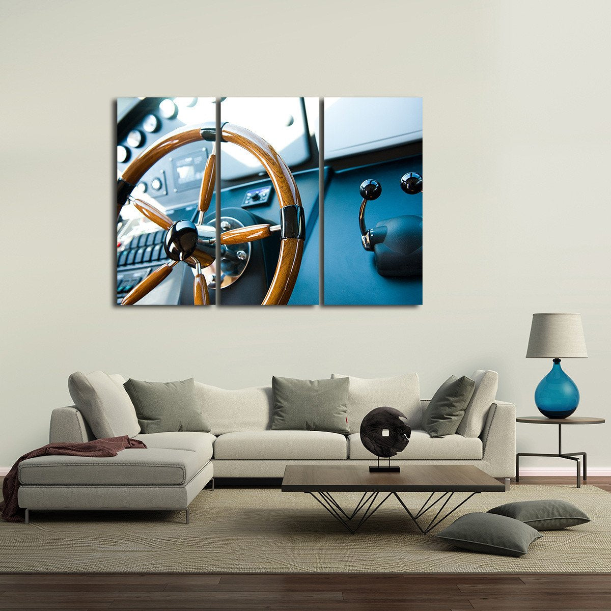 Luxury Yacht Multi Panel Canvas Wall Art