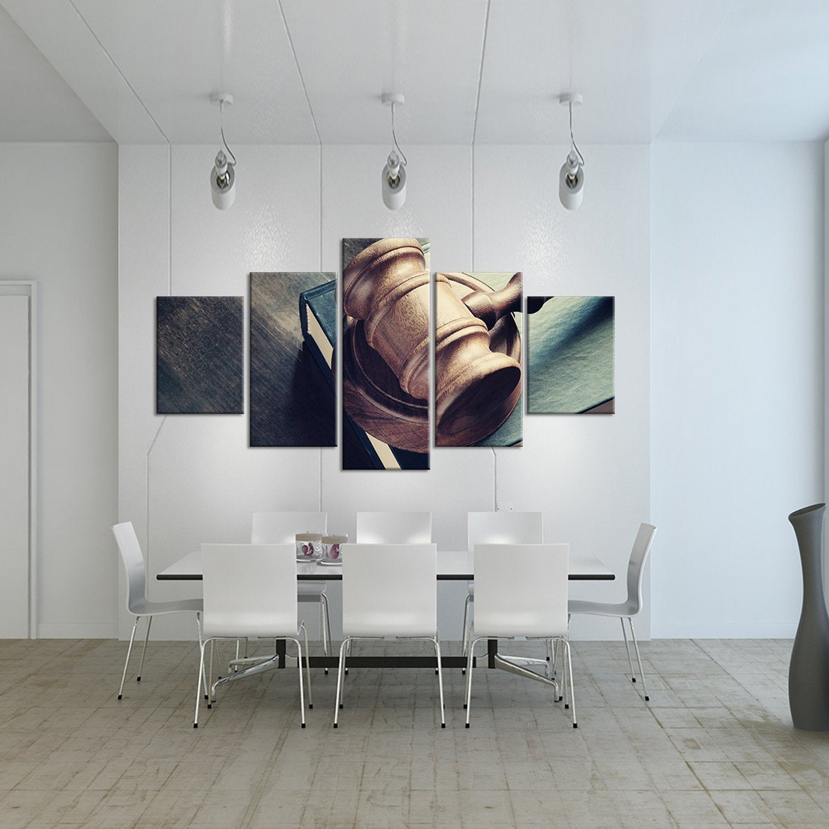 Gavel Multi Panel Canvas Wall Art