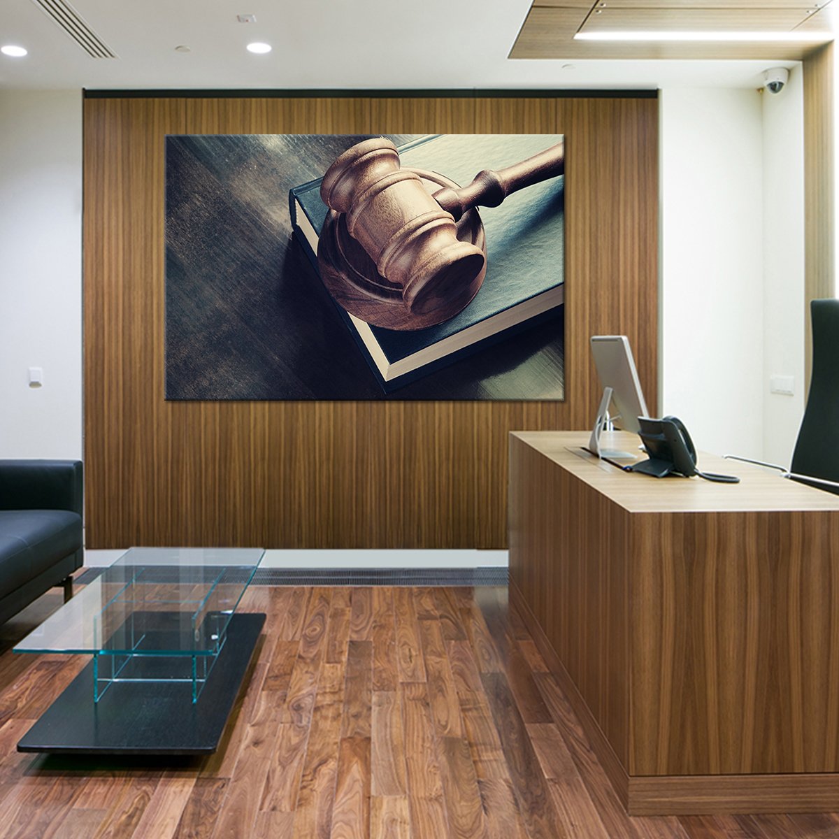 Gavel Multi Panel Canvas Wall Art