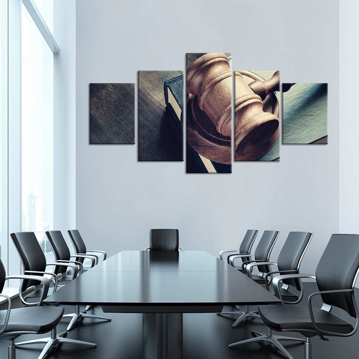 Gavel Multi Panel Canvas Wall Art