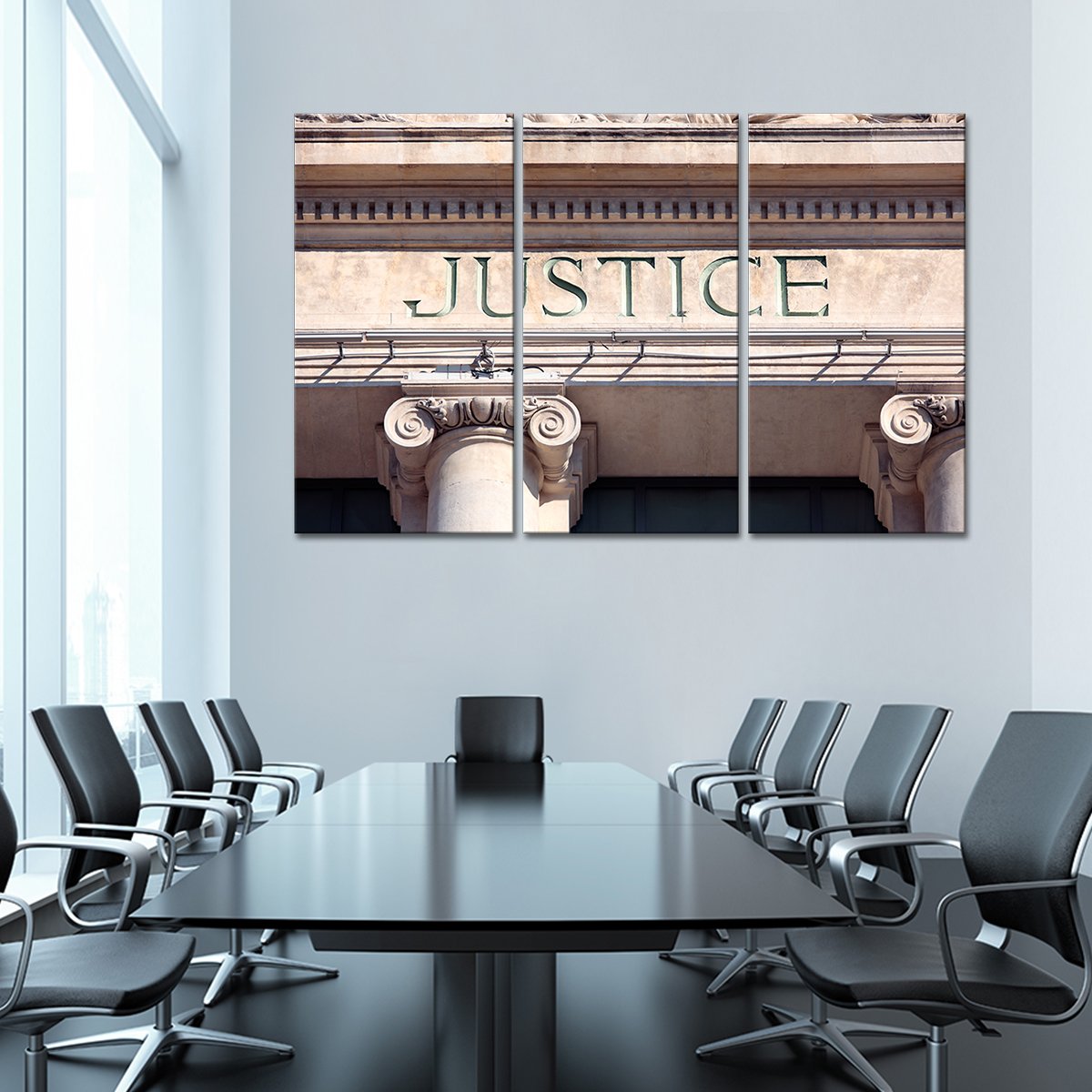 Justice Multi Panel Canvas Wall Art