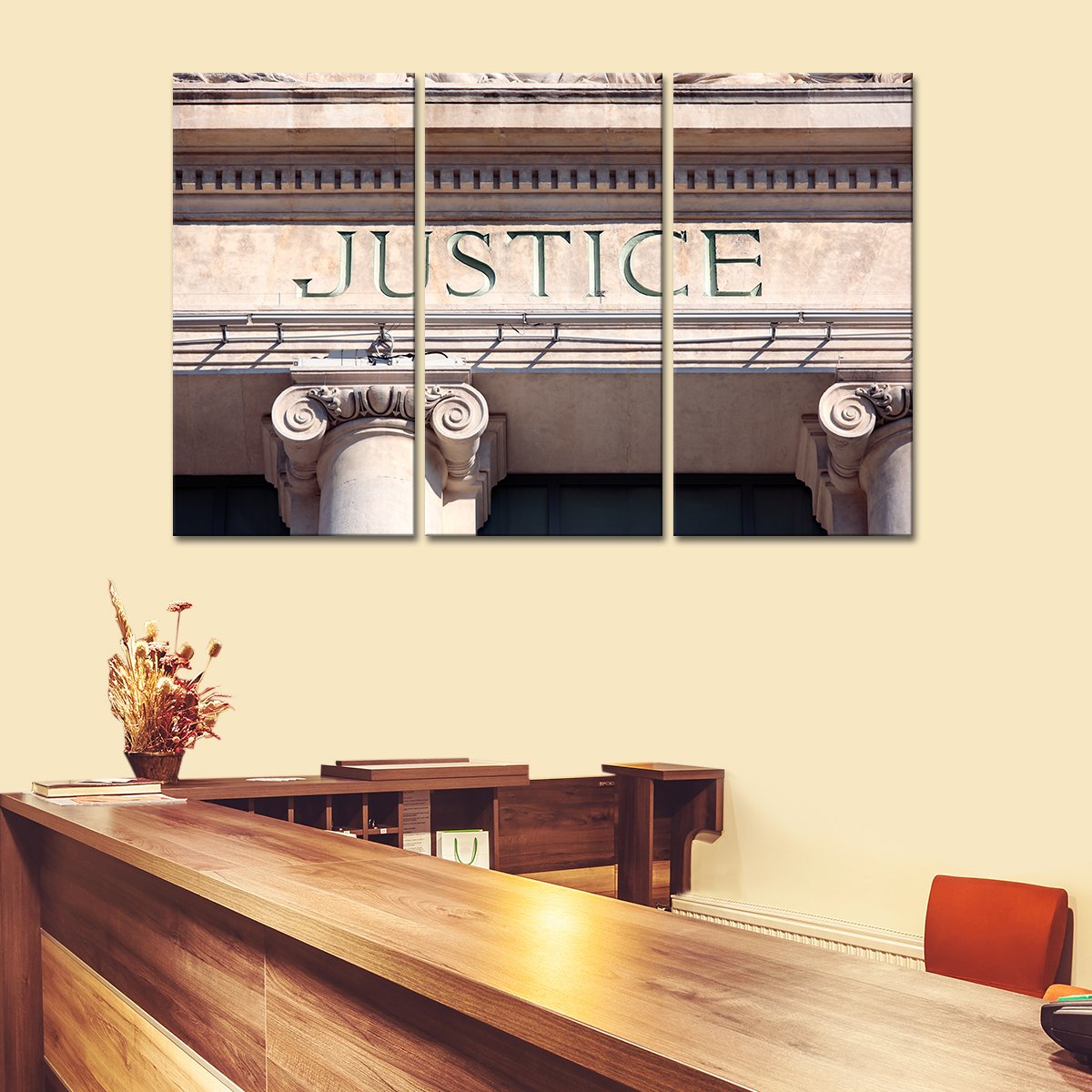 Justice Multi Panel Canvas Wall Art