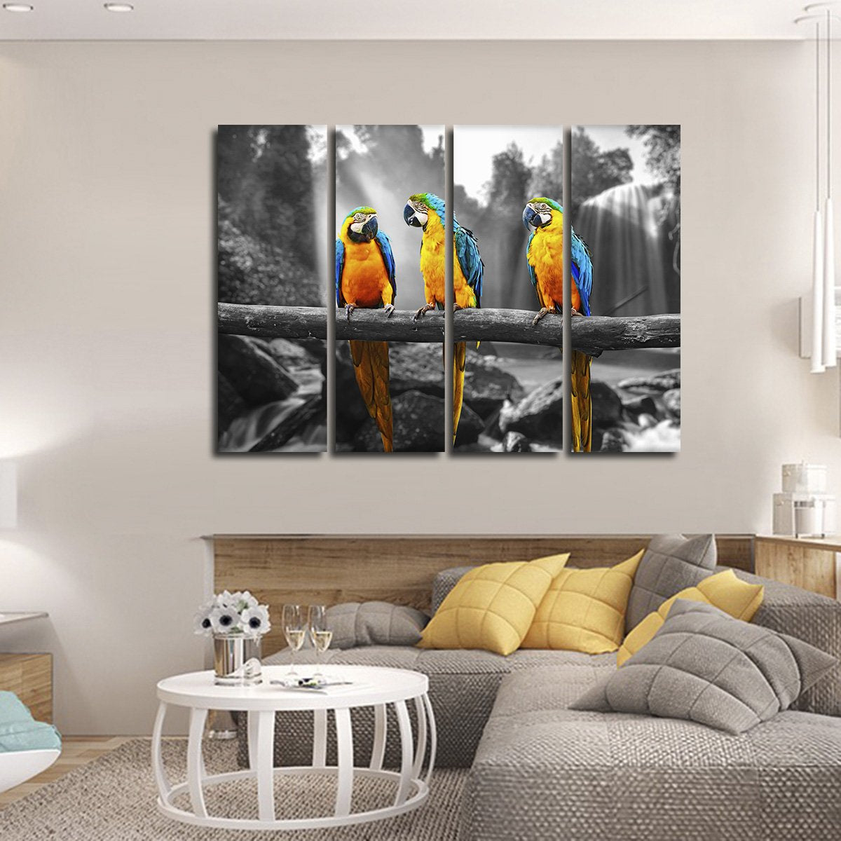 Macau Pop Multi Panel Canvas Wall Art