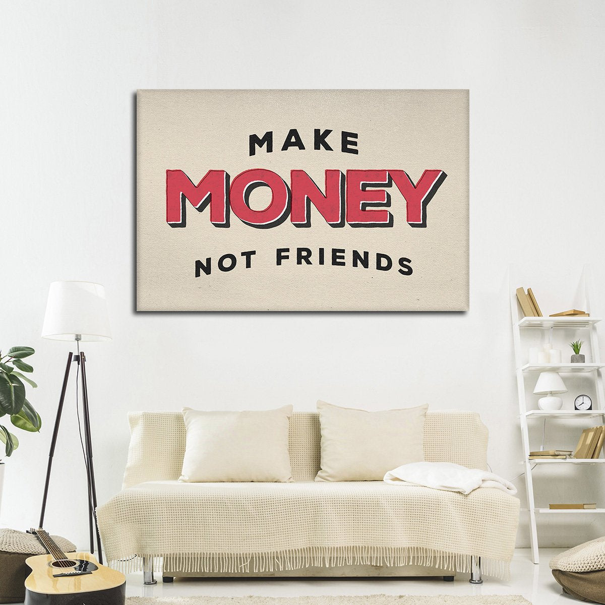 Make Money Multi Panel Canvas Wall Art