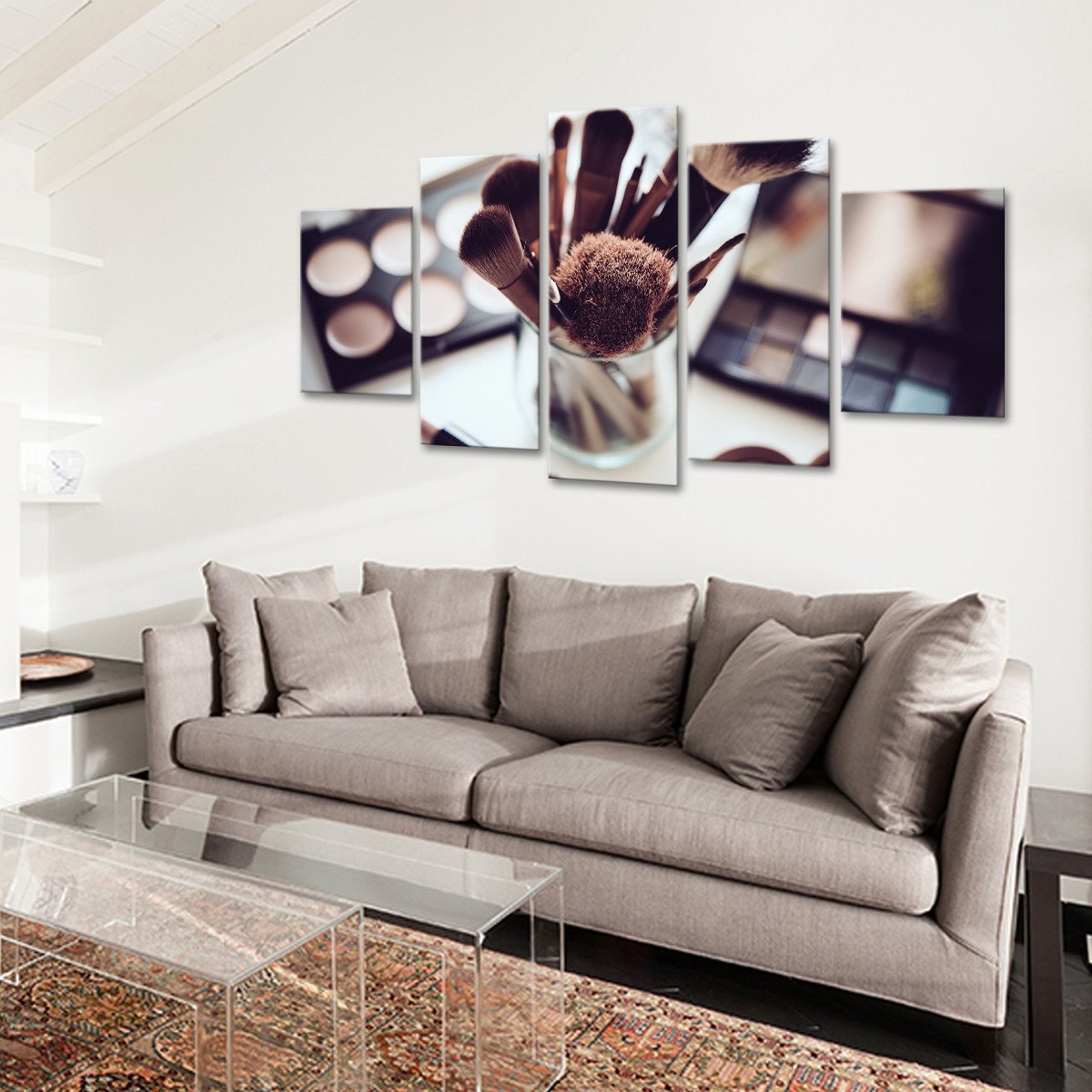 Makeup Lovers Multi Panel Canvas Wall Art