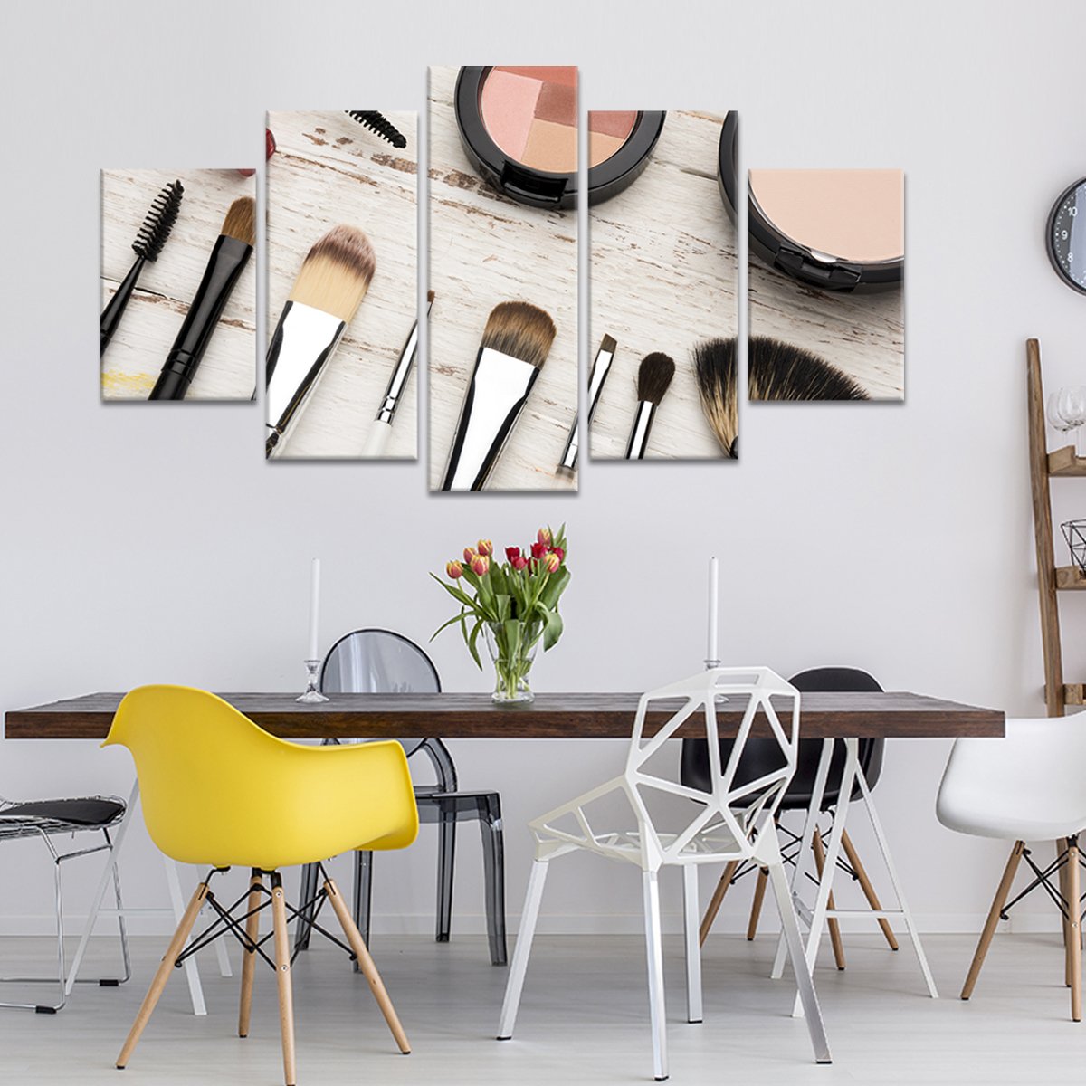 Makeup Tools Multi Panel Canvas Wall Art