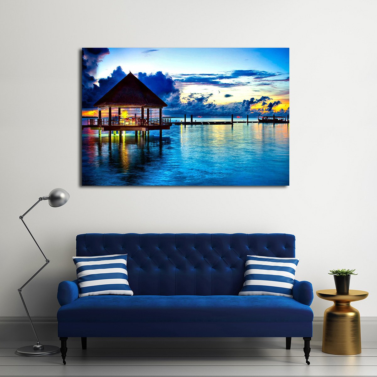 Maldives Multi Panel Canvas Wall Art