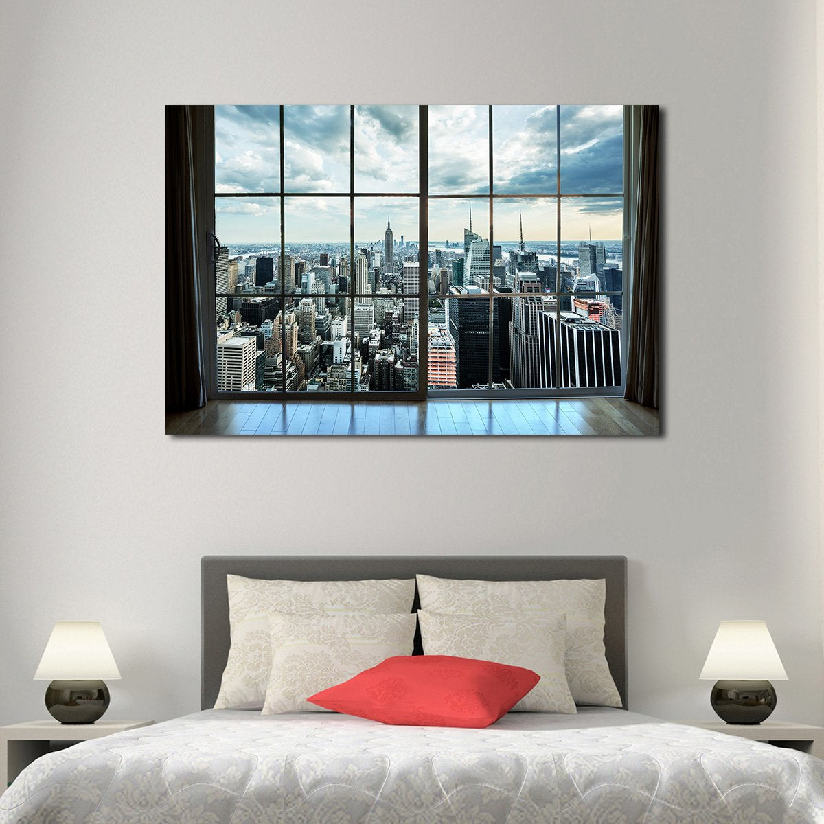 Manhattan Window Multi Panel Canvas Wall Art