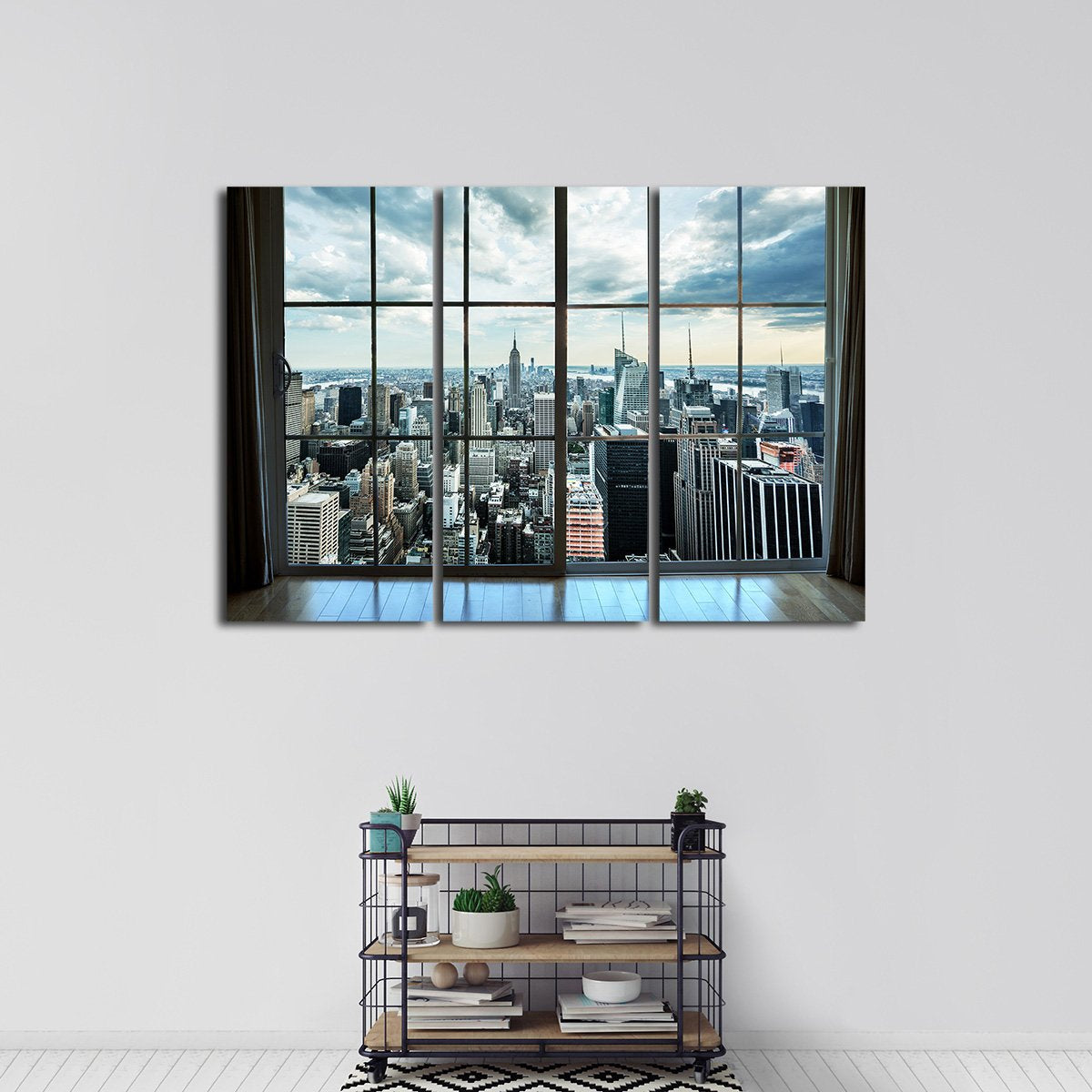 Manhattan Window Multi Panel Canvas Wall Art
