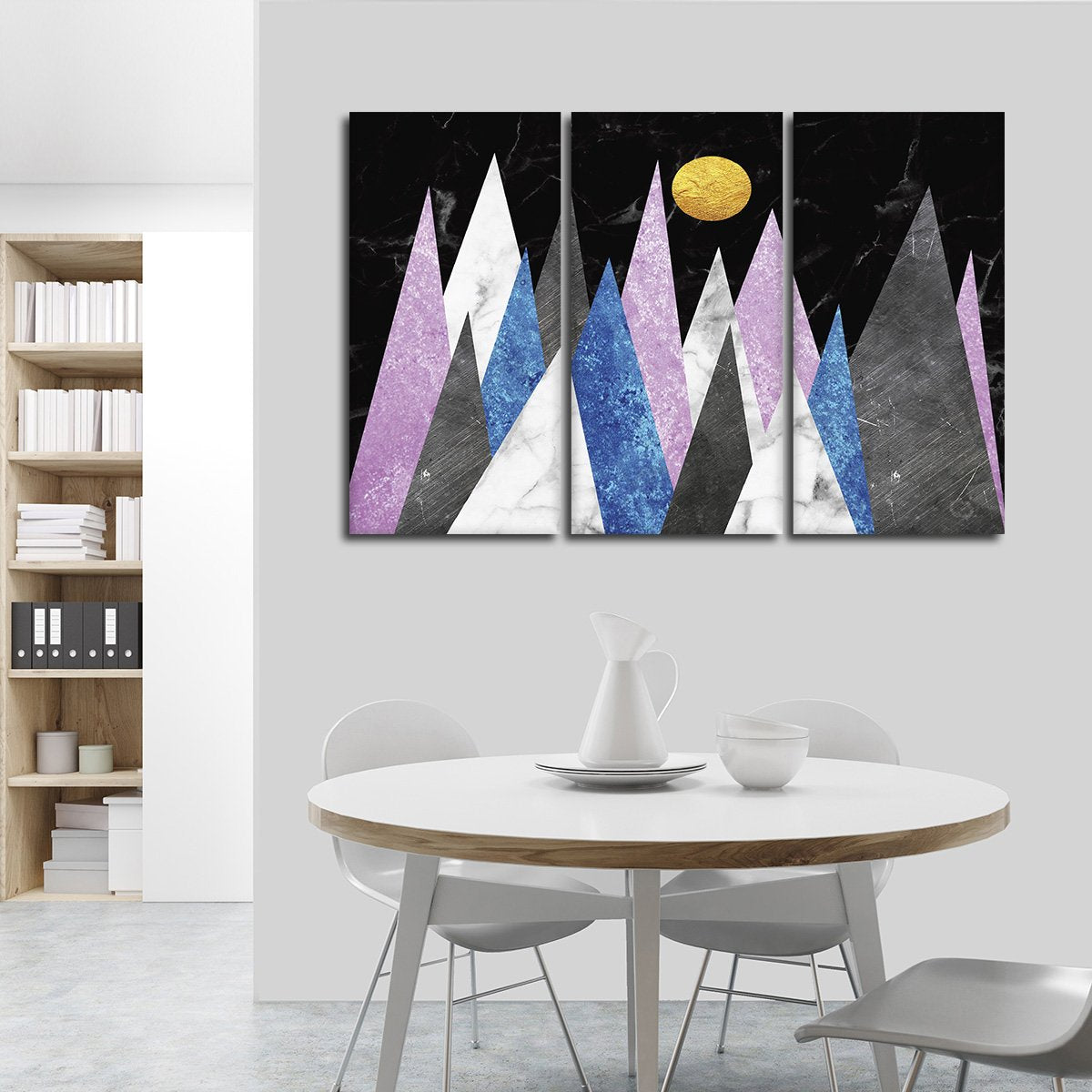 Marble Mountains Multi Panel Canvas Wall Art