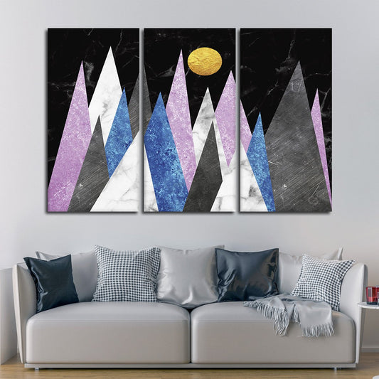 Marble Mountains Multi Panel Canvas Wall Art