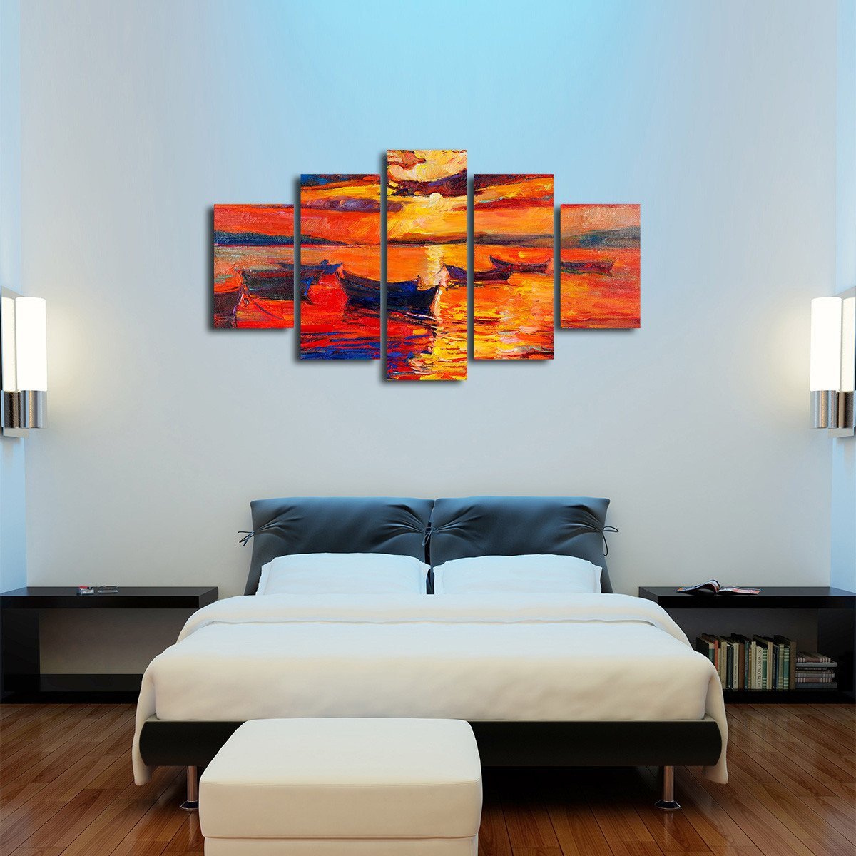 Marina Tulum Multi Panel Canvas Wall Art