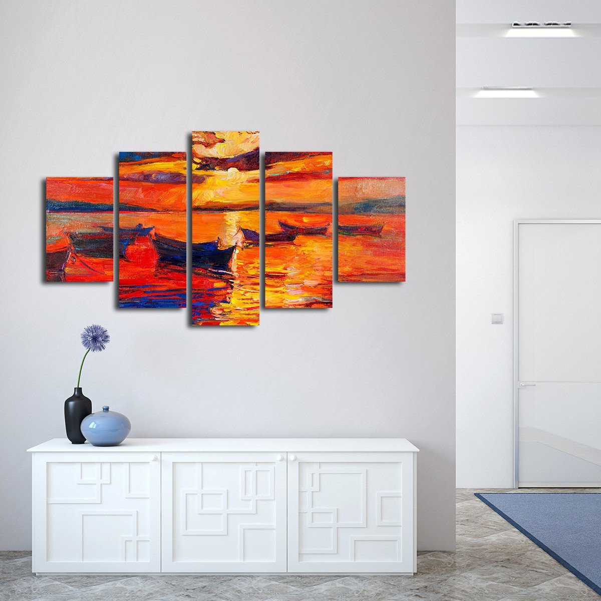 Marina Tulum Multi Panel Canvas Wall Art
