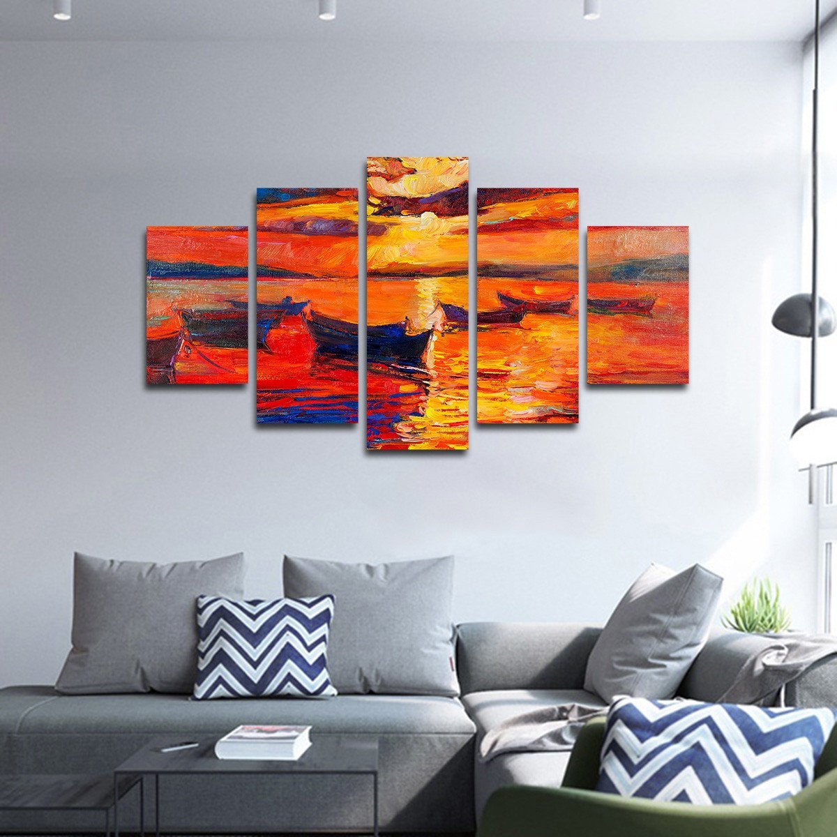 Marina Tulum Multi Panel Canvas Wall Art