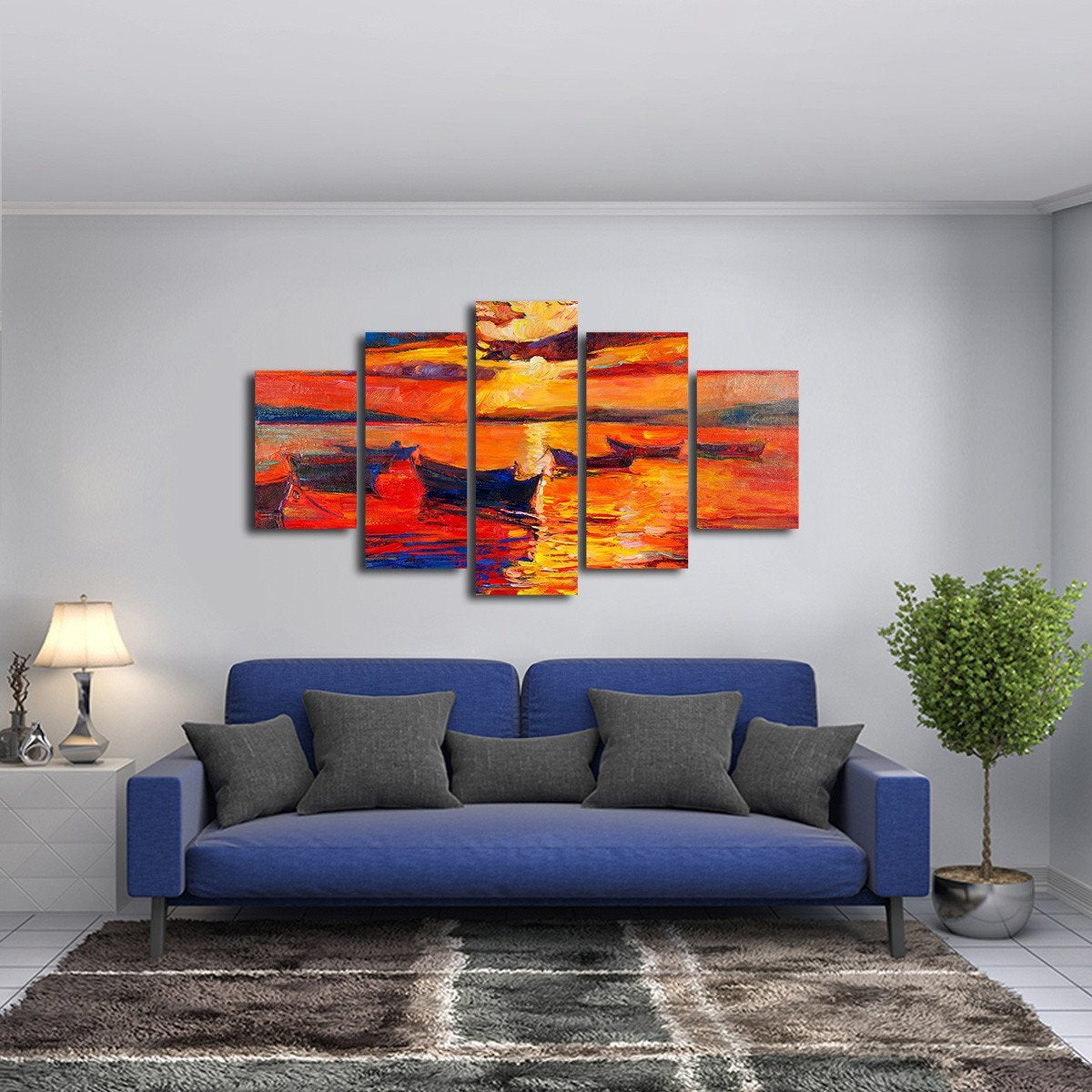 Marina Tulum Multi Panel Canvas Wall Art