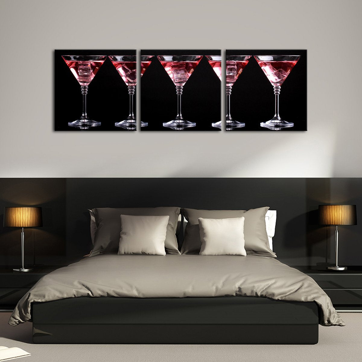 Martini Mood Multi Panel Canvas Wall Art