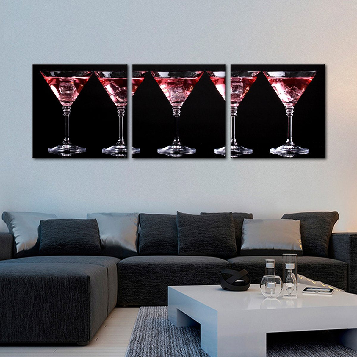 Martini Mood Multi Panel Canvas Wall Art