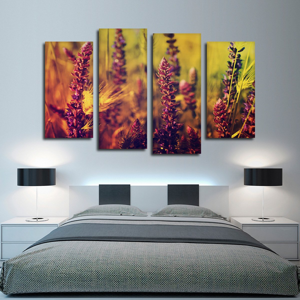 Meadow Daydream Multi Panel Canvas Wall Art