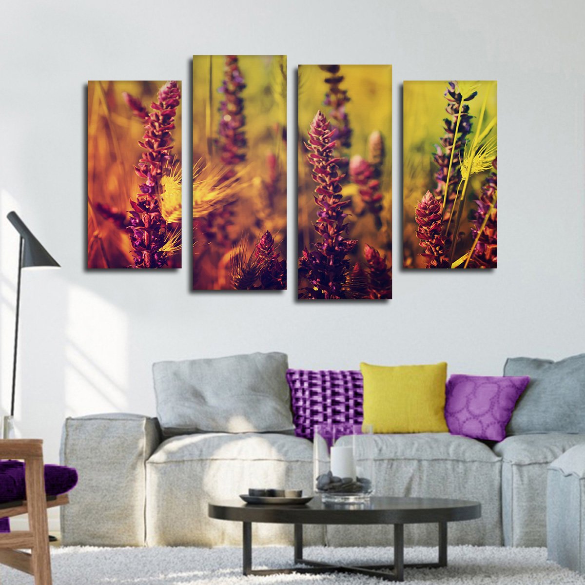 Meadow Daydream Multi Panel Canvas Wall Art