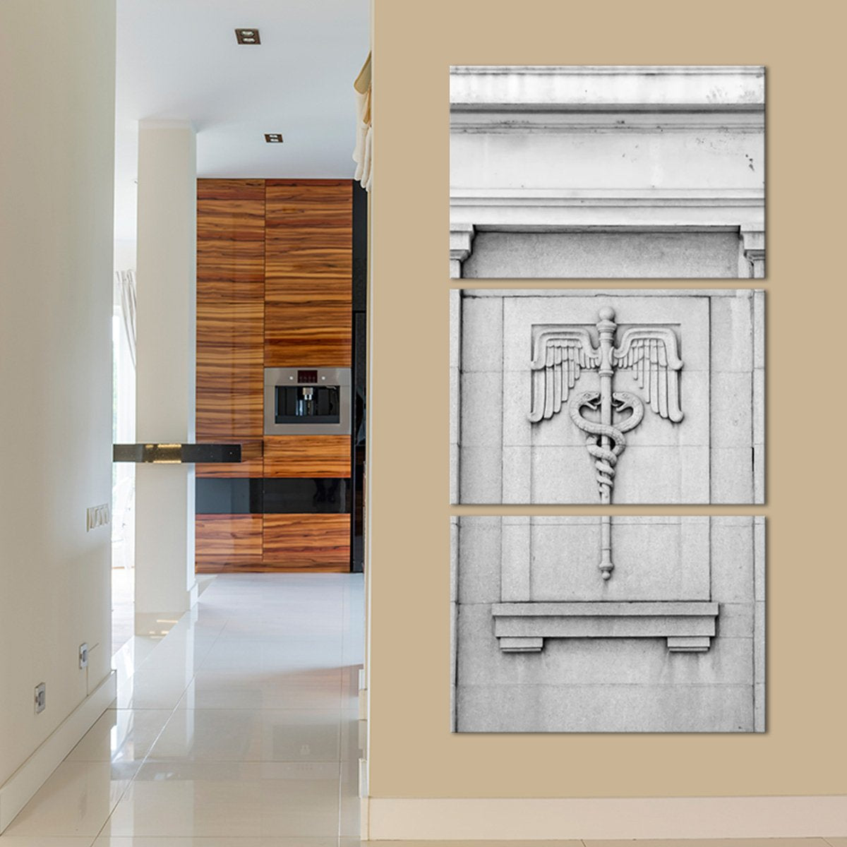 Medical Building Multi Panel Canvas Wall Art