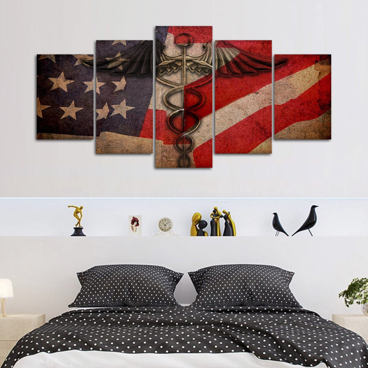 Medical Flag Multi Panel Canvas Wall Art