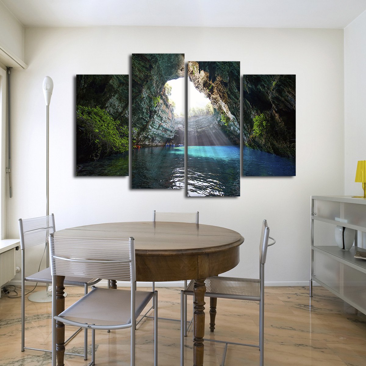 Melissani Cave Multi Panel Canvas Wall Art